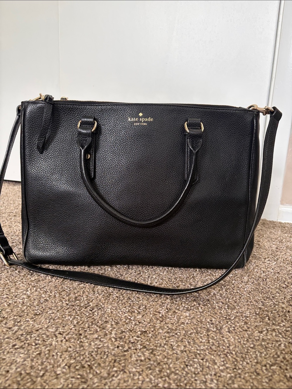 Kate Spade Large Black Purse